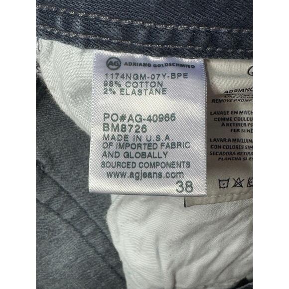 AG Adriano Goldschmied Men's The Graduate Tailored Leg Blue Jeans - Size 38x29 - Picture 8 of 8